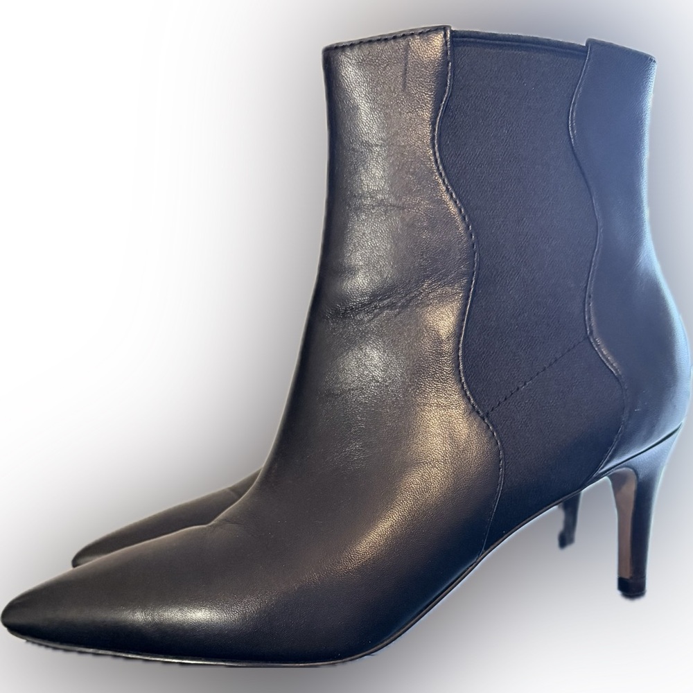 Cole Haan Women's Sleek Black Heeled Boots